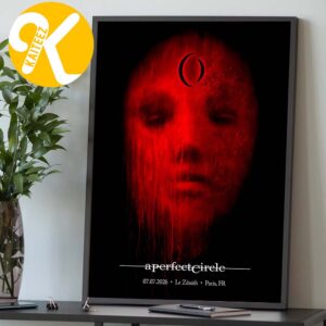 A Perfect Circle At Le Zenith In Paris FR On July 7 2026 Home Decor Poster Canvas