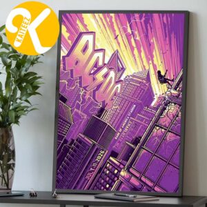 ACDC Charlotte NC Exclusive Event Poster PWR Up North America Tour 2026 At Bank Of America Stadium In Charlotte NC On July 11 2026 Home Decor Poster Canvas