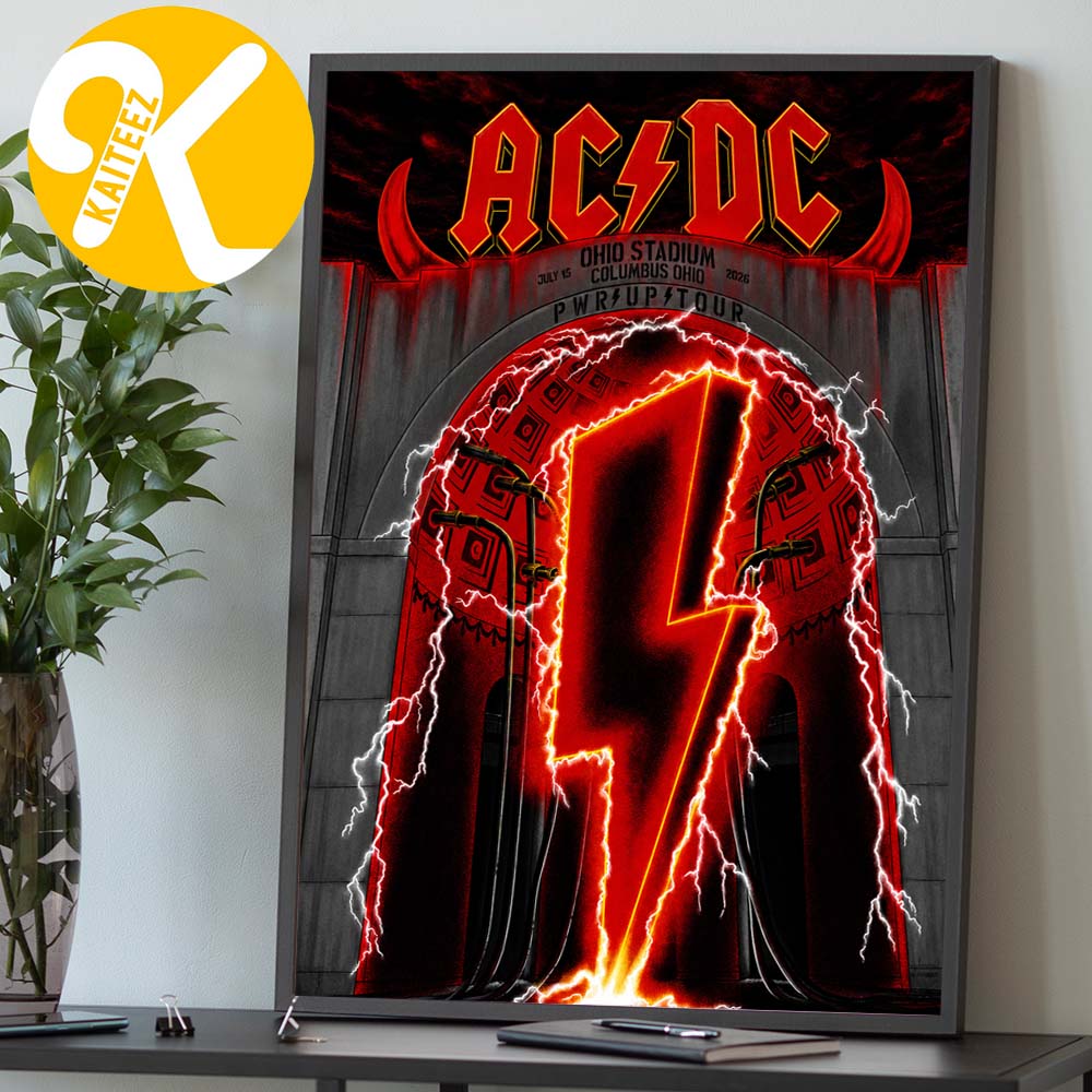 ACDC Columbus OH Event Poster At Ohio Stadium In Columbus OH On July 15 2026 Home Decor Poster Canvas ACDC Columbus OH Event Poster At Ohio Stadium In Columbus OH On July 15 2026 Home Decor Poster Canvas