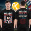 ACDC Merch PWR Up USA Tour 2026 Eagle Logo Two Sided Unisex T-Shirt