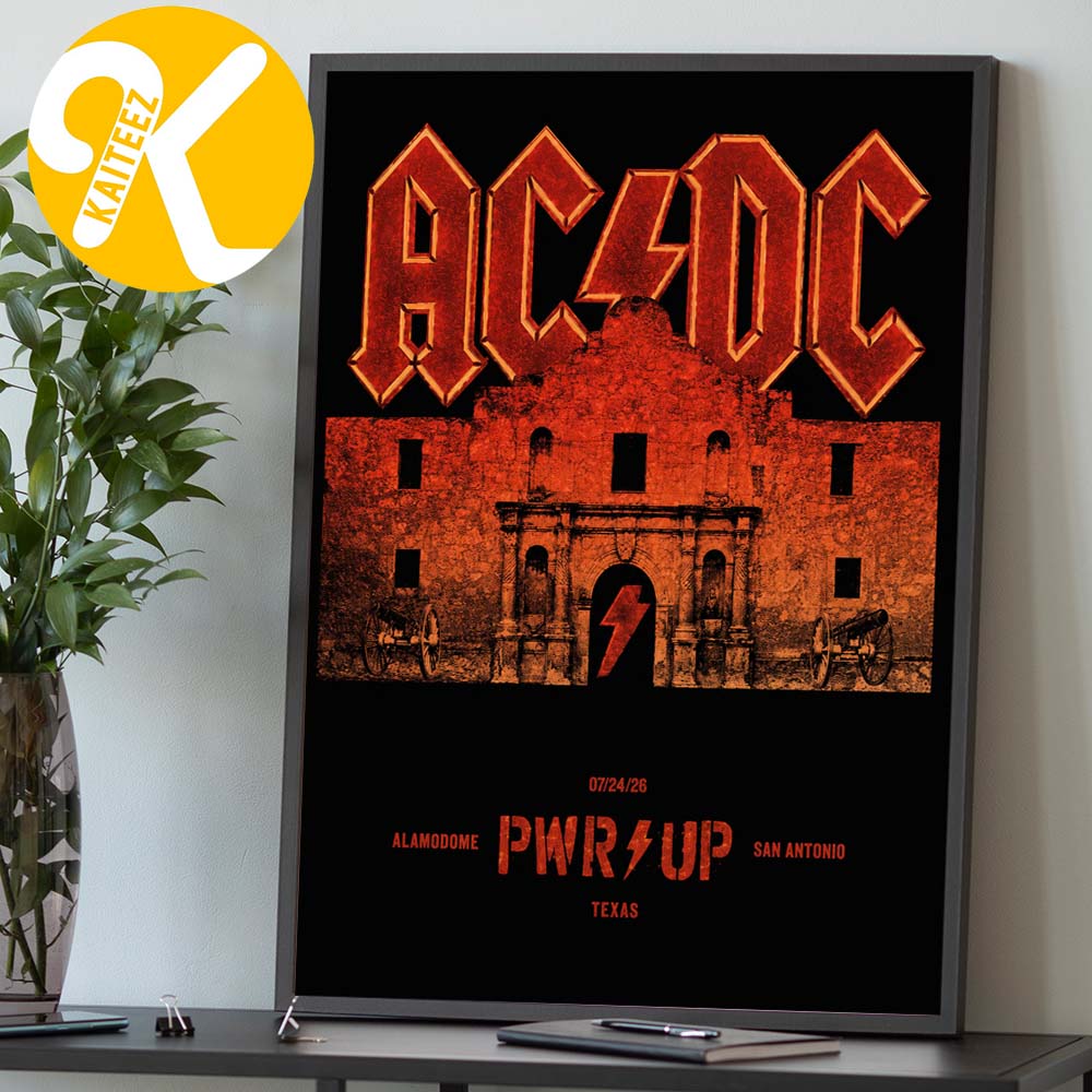 ACDC San Antonio TX Event Poster At Alamodome In San Antonio TX On July 24 2026 Home Decor Poster Canvas ACDC San Antonio TX Event Poster At Alamodome In San Antonio TX On July 24 2026 Home Decor Poster Canvas