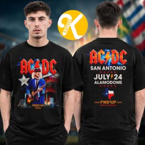 ACDC San Antonio TX Event Tee At Alamodome In San Antonio TX On July 24 2026 Two Sided Unisex T-Shirt