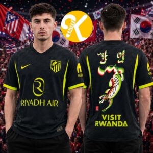 Atletico Madrid x Over The Pitch Collab Merch Celebrate Kang In Lee Away Kit Football Jersey