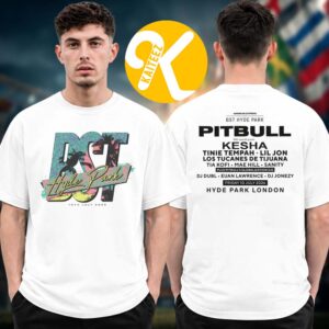 BST Hyde Park 2026 x Pitbull Event Two Sided Unisex T-Shirt