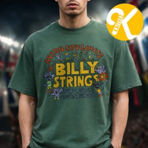 Billy Strings Austin Summer 2026 Merchandise Austin City Limits Characters Unisex T-Shirt