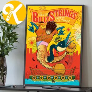 Billy Strings Boston MA Night 1 At Agganis Arena In Boston MA On July 21 2026 Art By Your Cinema Home Decor Poster Canvas