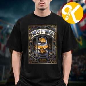 Billy Strings Portland ME Event Poster At Cross Insurance Arena In Portland ME On July 24 25 2026 Art By Abigail Salvesen Unisex T-Shirt