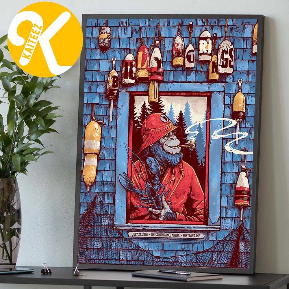 Billy Strings Portland ME Event Poster Night 1 At Cross Insurance Arena In Portland ME On July 24 2026 Art By Dan Dippel Home Decor Poster Canvas Billy Strings Portland ME Event Poster Night 1 At Cross Insurance Arena In Portland ME On July 24 2026 Art By Dan Dippel Home Decor Poster Canvas