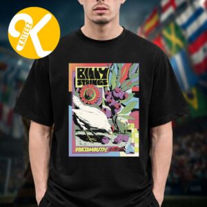 Billy Strings Portsmouth VA Event Poster Night 1 At Portsmouth Pavilion In Portsmouth VA On July 17 2026 Art By Micha Huigen Unisex T-Shirt