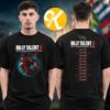 My Chemical Romance Madrid ES Event Tee At Iberdrola Music In Madrid ES On July 18 2026 Two Sided Unisex T-Shirt My Chemical Romance Madrid ES Event Tee At Iberdrola Music In Madrid ES On July 18 2026 Two Sided Unisex T-Shirt