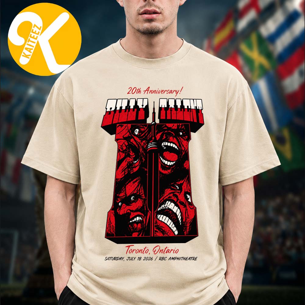 Billy Talent Event Tee Toronto Ontario II 20th Anniversary Tour 2026 At RBC Amphitheatre In Toronto Ontario On July 18 2026 Unisex T-Shirt Billy Talent Event Tee Toronto Ontario II 20th Anniversary Tour 2026 At RBC Amphitheatre In Toronto Ontario On July 18 2026 Unisex T-Shirt