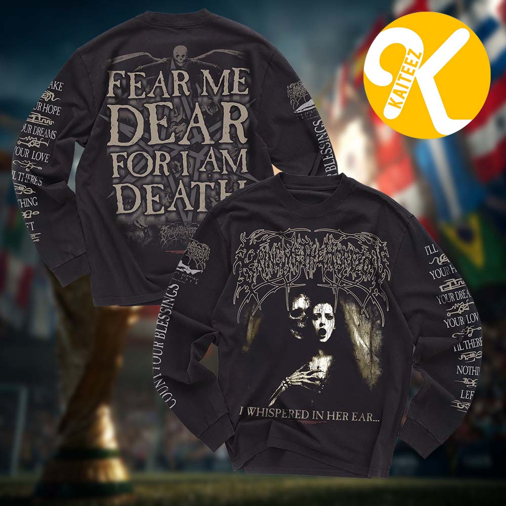 Bring Me The Horizon Merch Fear Me Dear Unisex Longsleeve Shirt Bring Me The Horizon Merch Fear Me Dear Unisex Longsleeve Shirt