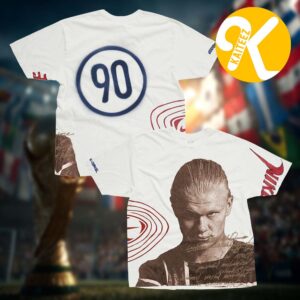 Cactus Jack x Nike Total 90 World Cup Athletes Collection Haaland Unisex T-Shirt