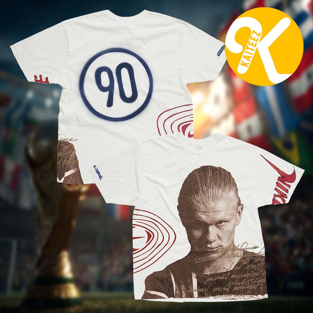 Cactus Jack x Nike Total 90 World Cup Athletes Collection Haaland Unisex T-Shirt Cactus Jack x Nike Total 90 World Cup Athletes Collection Haaland Unisex T-Shirt