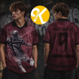 Cactus Jack x Nike Total 90 World Cup Athletes Collection Haaland Vneck Retro Jersey