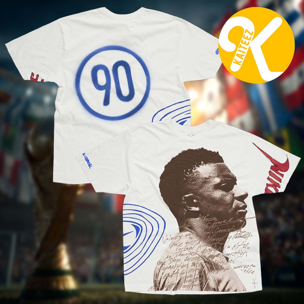 Cactus Jack x Nike Total 90 World Cup Athletes Collection Mbappe Unisex T-Shirt Cactus Jack x Nike Total 90 World Cup Athletes Collection Mbappe Unisex T-Shirt