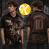 Cactus Jack x Nike Total 90 World Cup Athletes Collection Vini Jr Vneck Retro Jersey