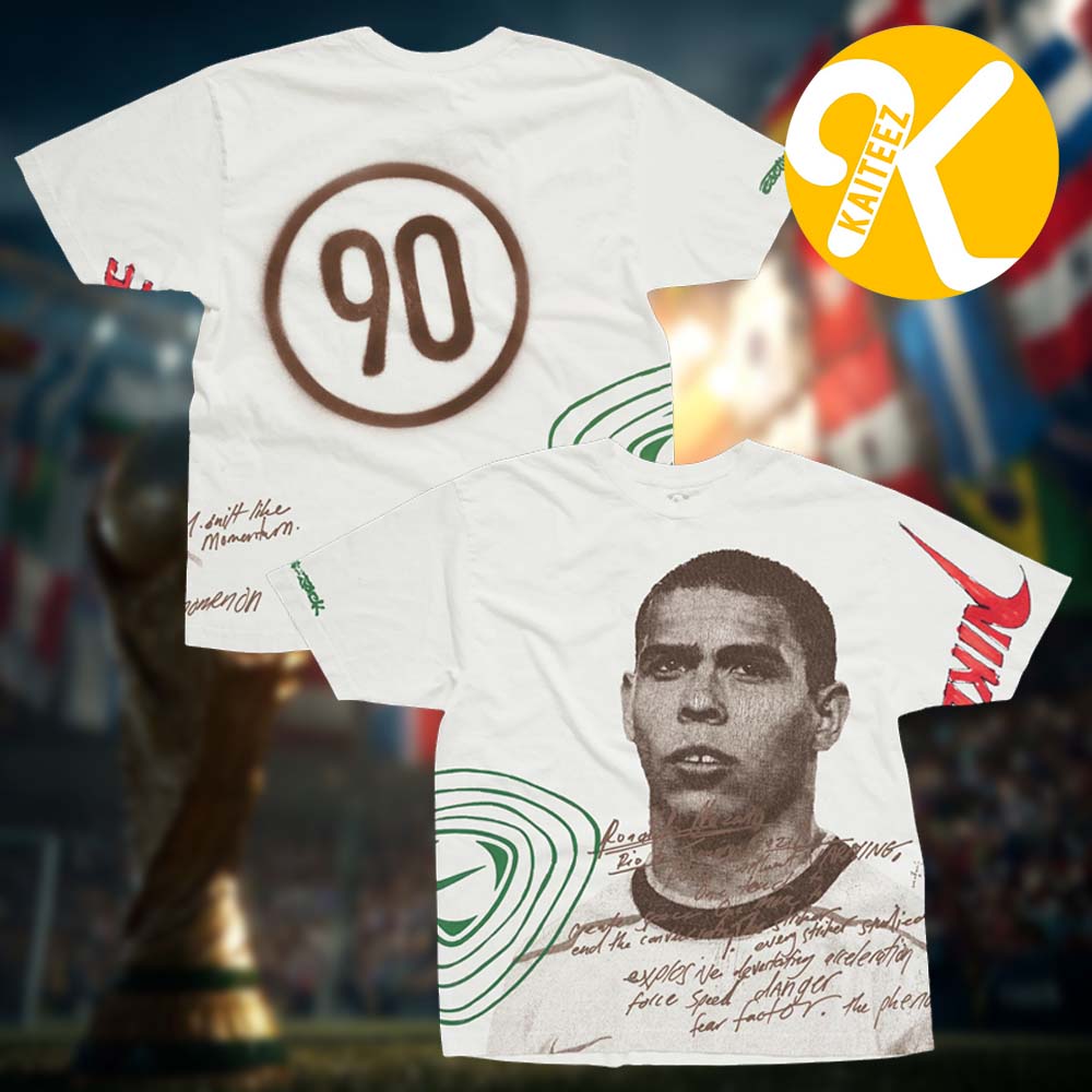 Cactus Jack x Nike Total 90 World Cup Athletes Collection Ronaldo R9 Unisex T-Shirt Cactus Jack x Nike Total 90 World Cup Athletes Collection Ronaldo R9 Unisex T-Shirt