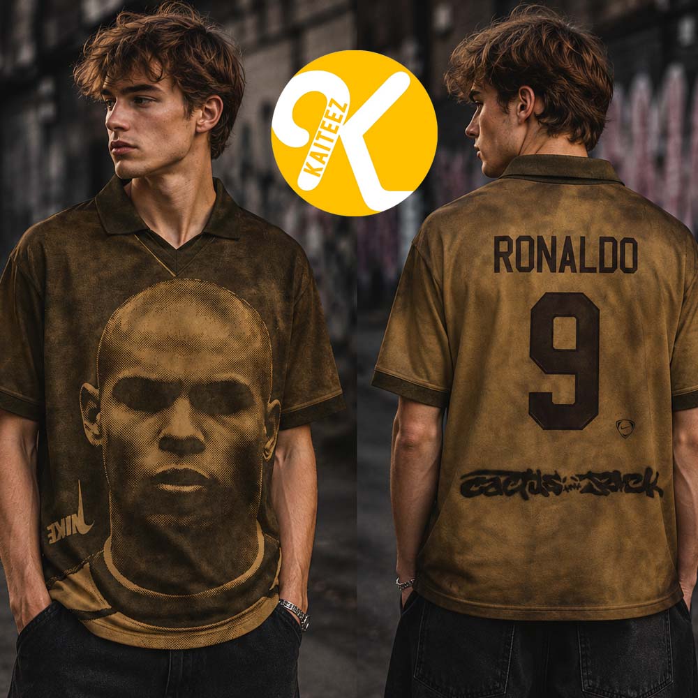 Cactus Jack x Nike Total 90 World Cup Athletes Collection Ronaldo R9 Vneck Retro Jersey Cactus Jack x Nike Total 90 World Cup Athletes Collection Ronaldo R9 Vneck Retro Jersey
