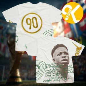 Cactus Jack x Nike Total 90 World Cup Athletes Collection Vini Jr Unisex T-Shirt