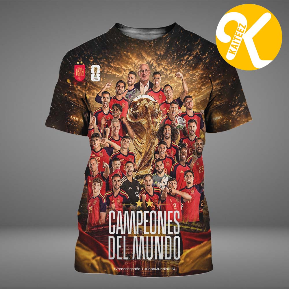 Campeones Del Mundo Spain Is The Fifa World Cup Champions 2026 All Over Print Shirt Campeones Del Mundo Spain Is The Fifa World Cup Champions 2026 All Over Print Shirt