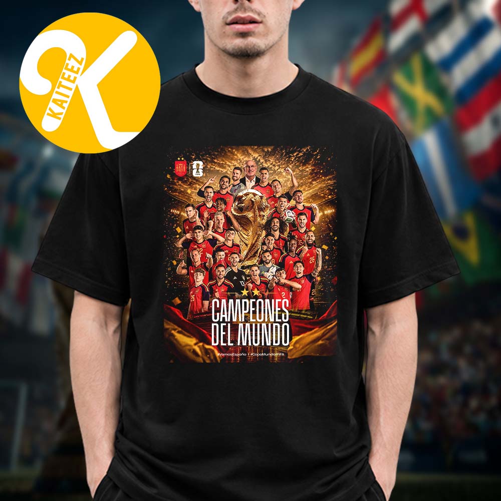 Campeones Del Mundo Spain Is The Fifa World Cup Champions 2026 Unisex T-Shirt Campeones Del Mundo Spain Is The Fifa World Cup Champions 2026 Unisex T-Shirt