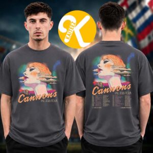 Cannons The Band Fall Tour 2026 Tour Dates Two Sided Unisex T-Shirt