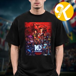 Celebrate Stranger Things 10th Anniversary Unisex T-Shirt
