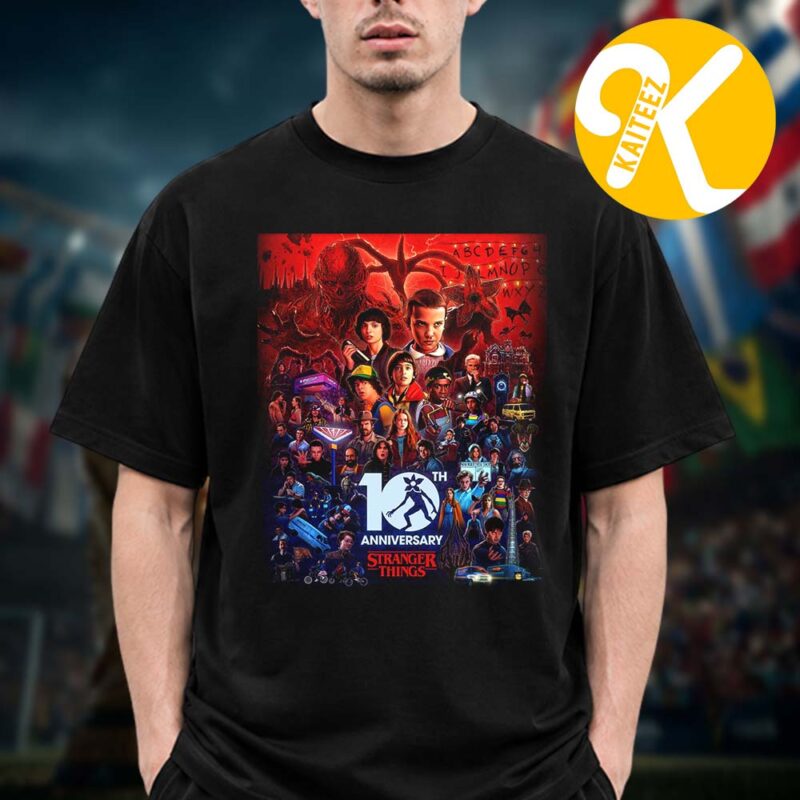 Celebrate Stranger Things 10th Anniversary Unisex T Shirt