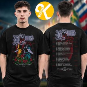 Chiodos Merch It’s Not You It’s Me Tour 2026 Graphic Art Tour Dates Black Two Sided Unisex T-Shirt