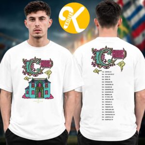 Chiodos Merch It’s Not You It’s Me Tour 2026 Tour Dates White Two Sided Unisex T-Shirt