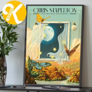 Chris Stapleton George WA Limited Edition Poster Night 1 At The Gorge In George WA On July 24 2026 Home Decor Poster Canvas