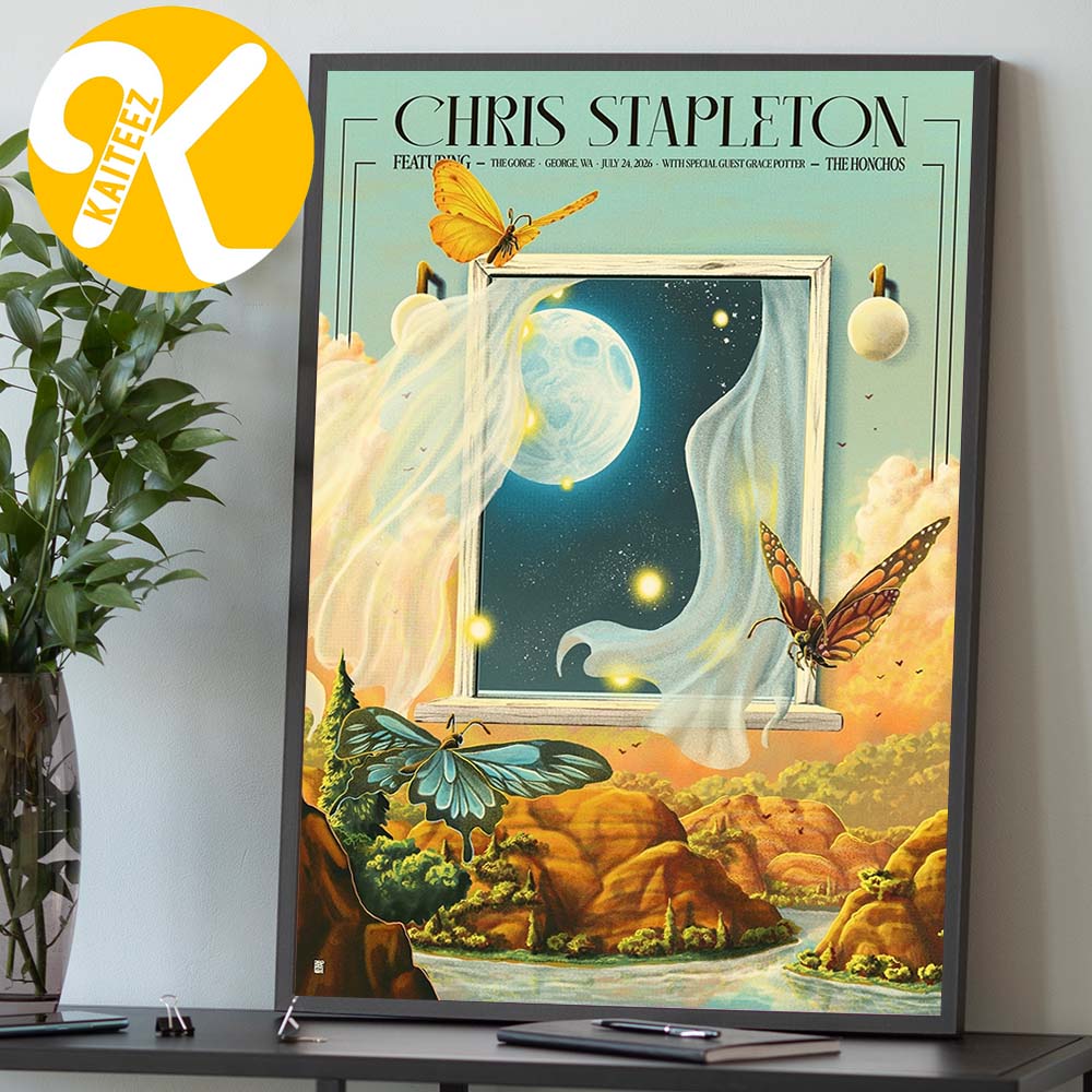 Chris Stapleton George WA Limited Edition Poster Night 1 At The Gorge In George WA On July 24 2026 Home Decor Poster Canvas Chris Stapleton George WA Limited Edition Poster Night 1 At The Gorge In George WA On July 24 2026 Home Decor Poster Canvas