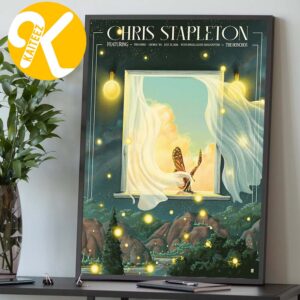 Chris Stapleton George WA Limited Edition Poster Night 2 At The Gorge In George WA On July 25 2026 Home Decor Poster Canvas