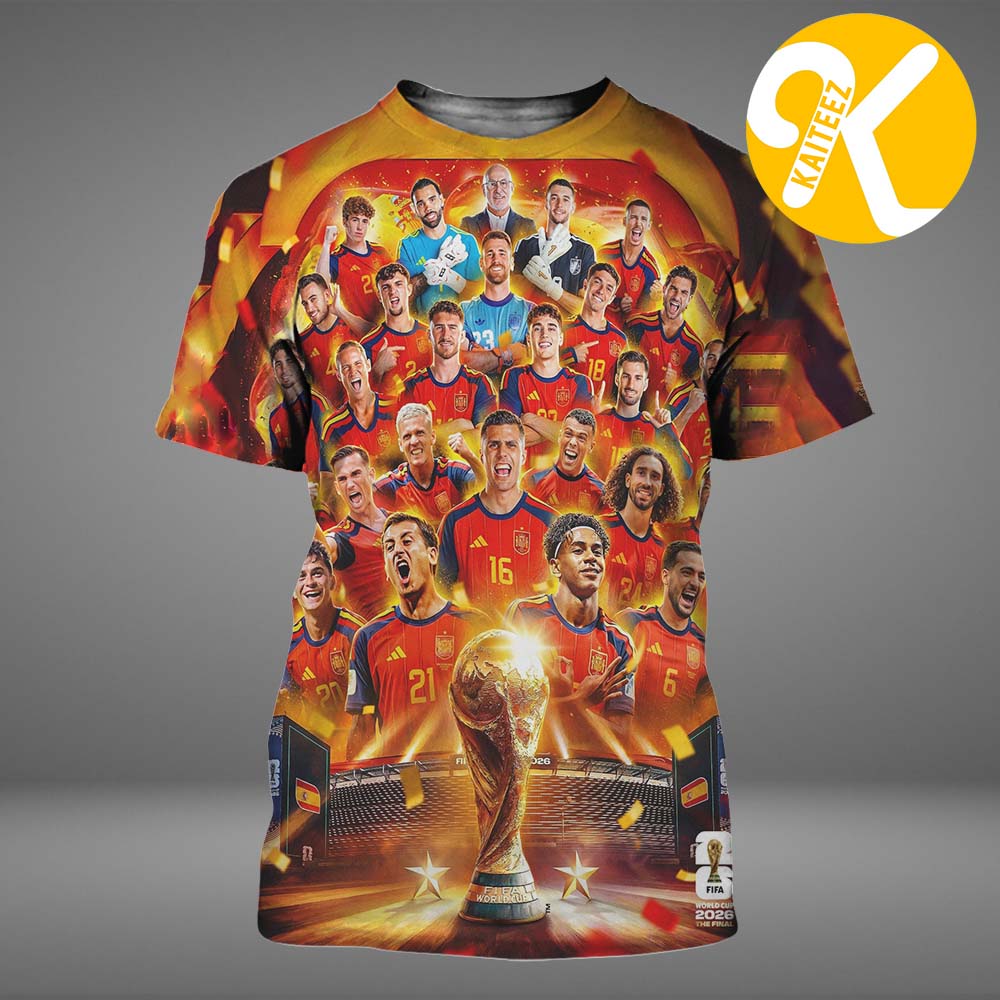 Congrats Spain Are Your Fifa World Cup Champions 2026 All Over Print Shirt Congrats Spain Are Your Fifa World Cup Champions 2026 All Over Print Shirt