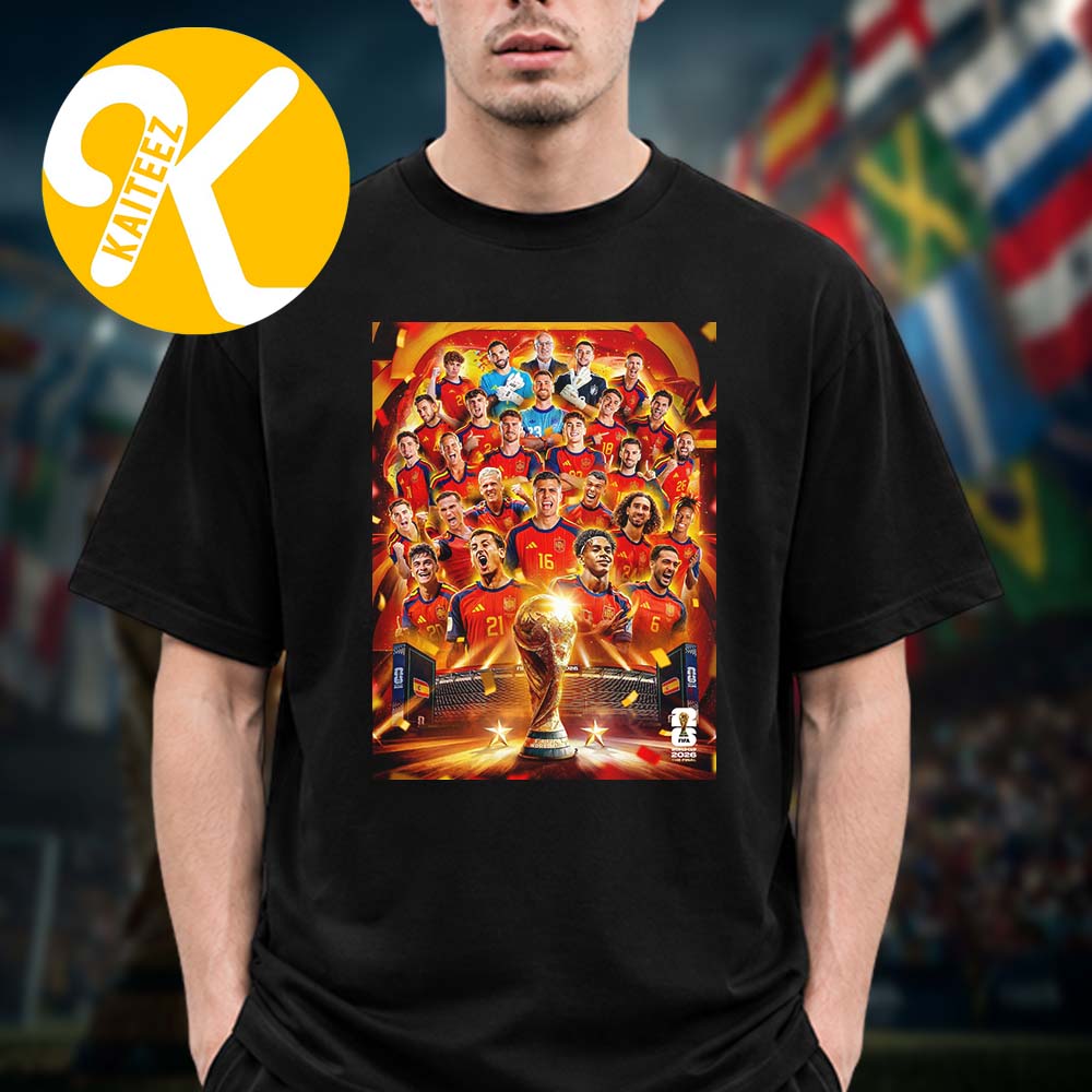 Congrats Spain Are Your Fifa World Cup Champions 2026 Unisex T-Shirt Congrats Spain Are Your Fifa World Cup Champions 2026 Unisex T-Shirt