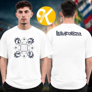 Cortis Exclusive Event Tee Lollapalooza Festival 2026 Chicago Stage White Two Sided Unisex T-Shirt