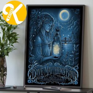 Dave Matthews Band Event Poster At Freedom Mortgage Pavilion In Camden New Jersey On July 10 2026 Home Decor Poster Canvas
