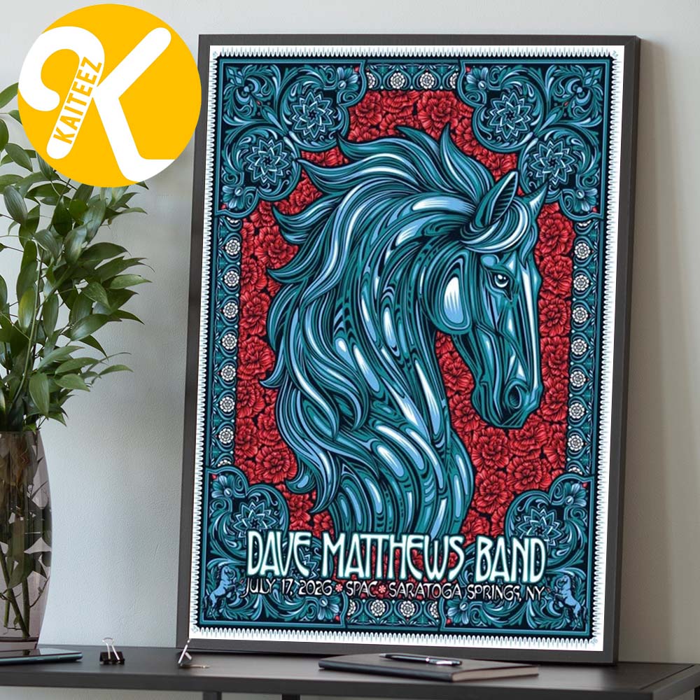 Dave Matthews Band Event Poster Night 1 At SPAC In Saratoga Springs NY On July 17 2026 Home Decor Poster Canvas Dave Matthews Band Event Poster Night 1 At SPAC In Saratoga Springs NY On July 17 2026 Home Decor Poster Canvas
