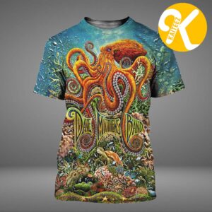 Dave Matthews Band Event Poster Night 2 At Freedom Mortgage Pavilion In Camden NJ On July 11 2026 All Over Print Shirt