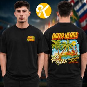 Dirty Heads Event Tee Huntington Beach California Two Sided Unisex T-Shirt