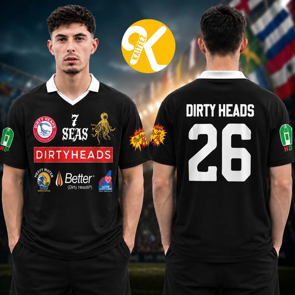 Dirty Heads Limited Edition Vneck Soccer Jersey Dirty Heads Limited Edition Vneck Soccer Jersey