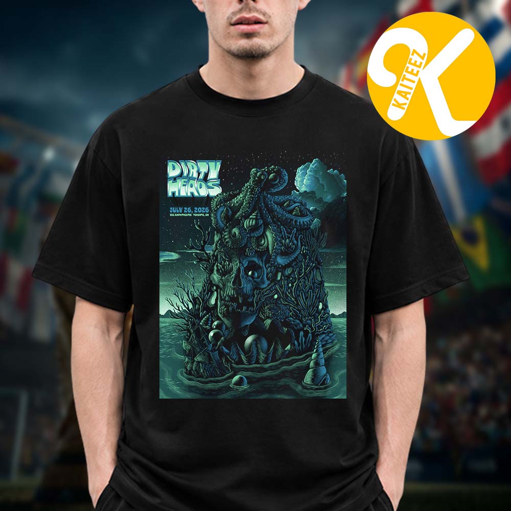 Dirty Heads Toronto ON Event Poster At RBC Amphitheater In Toronto ON On July 26 2026 Unisex T-Shirt Dirty Heads Toronto ON Event Poster At RBC Amphitheater In Toronto ON On July 26 2026 Unisex T-Shirt
