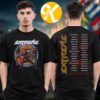 Extreme Band Merch Summer Tour 2026 Gorilla Rise Two Sided Unisex T-Shirt