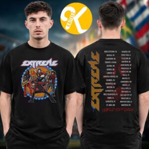 Extreme Band Merch Summer Tour 2026 Vintage Circle Two Sided Unisex T-Shirt