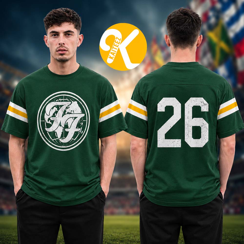 Foo Fighters Take Cover Tour 2026 Merch Logo Green Unisex T-Shirt Foo Fighters Take Cover Tour 2026 Merch Logo Green Unisex T-Shirt