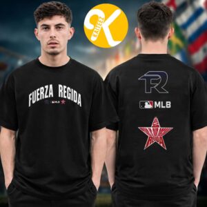 Fuerza Regida x MLB Merch This Is Our Dream Tour 2026 Logo Two Sided Unisex T-Shirt