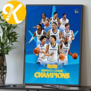 Golden State Warriors Are 2026 NBA Summer League Champions Home Decor Poster Canvas