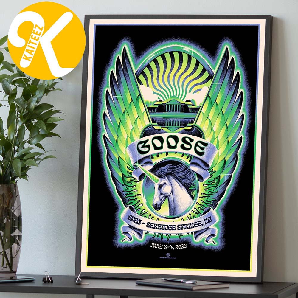 Goose The Band At Saratoga Performing Arts Center New York On July 3 4 2026 Home Decor Poster Canvas Goose The Band At Saratoga Performing Arts Center New York On July 3 4 2026 Home Decor Poster Canvas