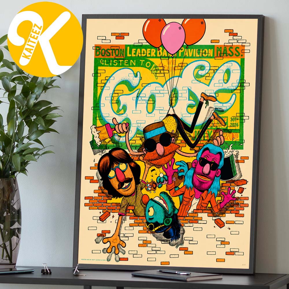 Goose The Band Event Poster Art By Ryan Besch At Leader Bank Pavilion In Boston MA On June 30 – July 1 2026 Home Decor Poster Canvas Goose The Band Event Poster Art By Ryan Besch At Leader Bank Pavilion In Boston MA On June 30 – July 1 2026 Home Decor Poster Canvas